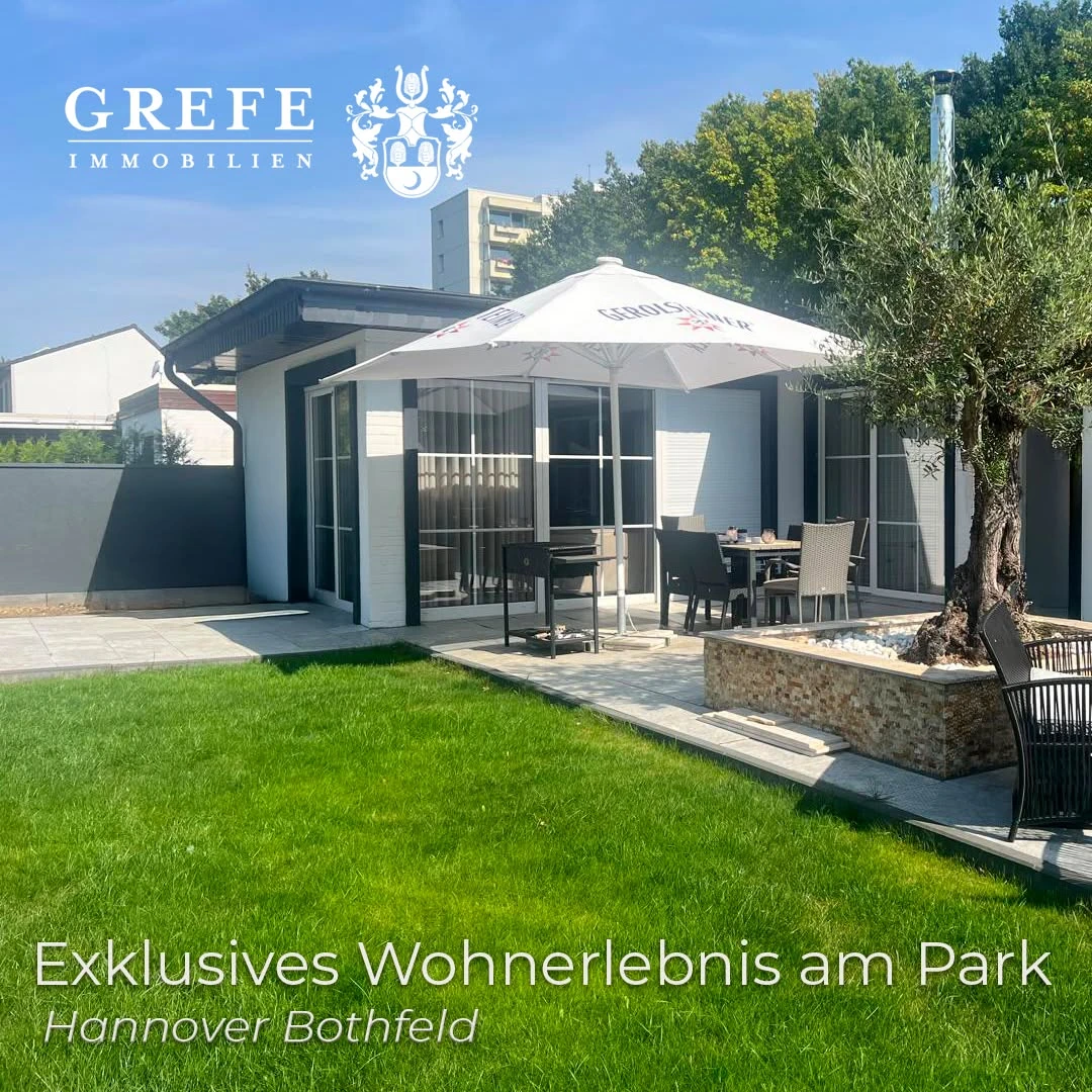 Garten und Terrasse am Park
