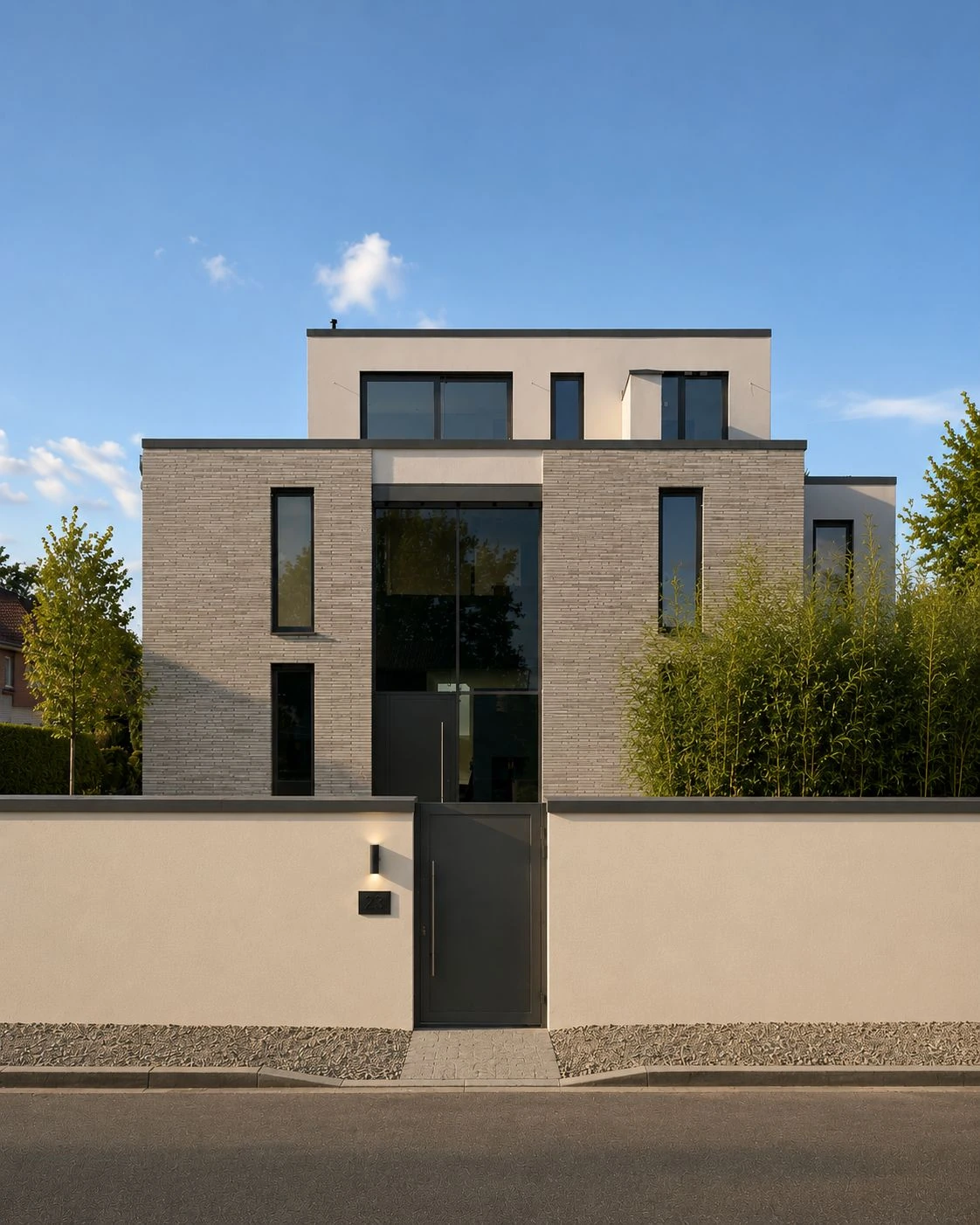 Moderne Hausfassade